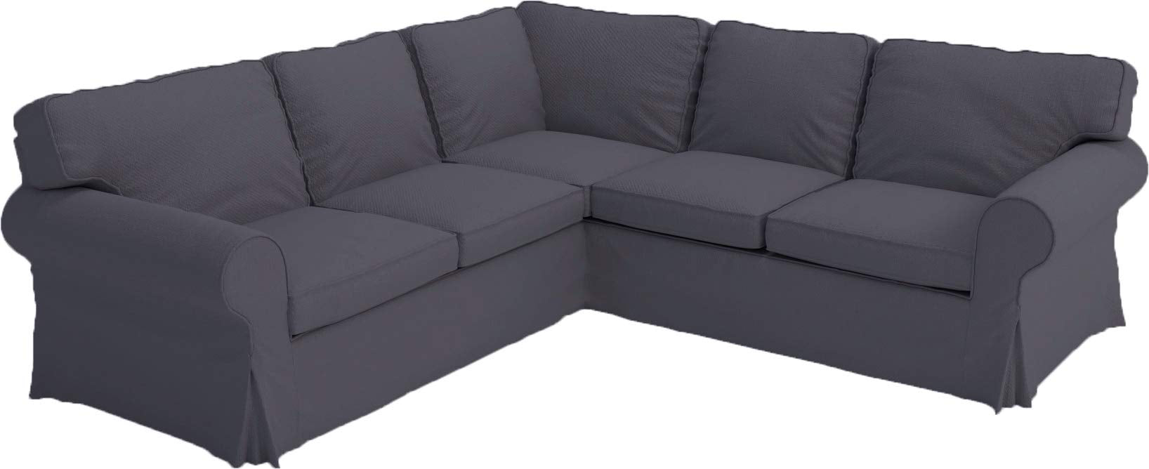 Heavy Duty Polyester Sofa Cover Only Replacement Compatible with IKEA Ektorp 3 Seat Sofa, Loveseat, Armchair, Sectional Corner, Chaise or Footstool Ektorp Slipcover (Beige Flax Polyester 3)