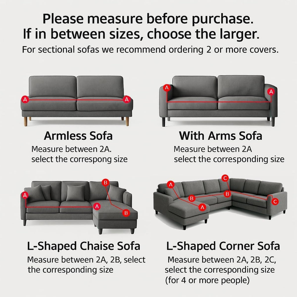 Cotton Linen Couch Cover, Stretch Sofa Protector, Anti-Slip, All-Inclusive, Washable, All-Season Furniture Protector, for 1 2 3 4 Seater Pet-Friendly Beige 3 Seater-190-230cm