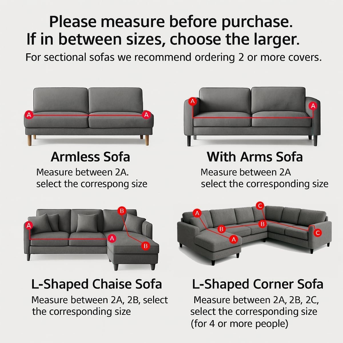 Cotton Linen Couch Cover, Stretch Sofa Protector, Anti-Slip, All-Inclusive, Washable, All-Season Furniture Protector, for 1 2 3 4 Seater Pet-Friendly Beige 3 Seater-190-230cm