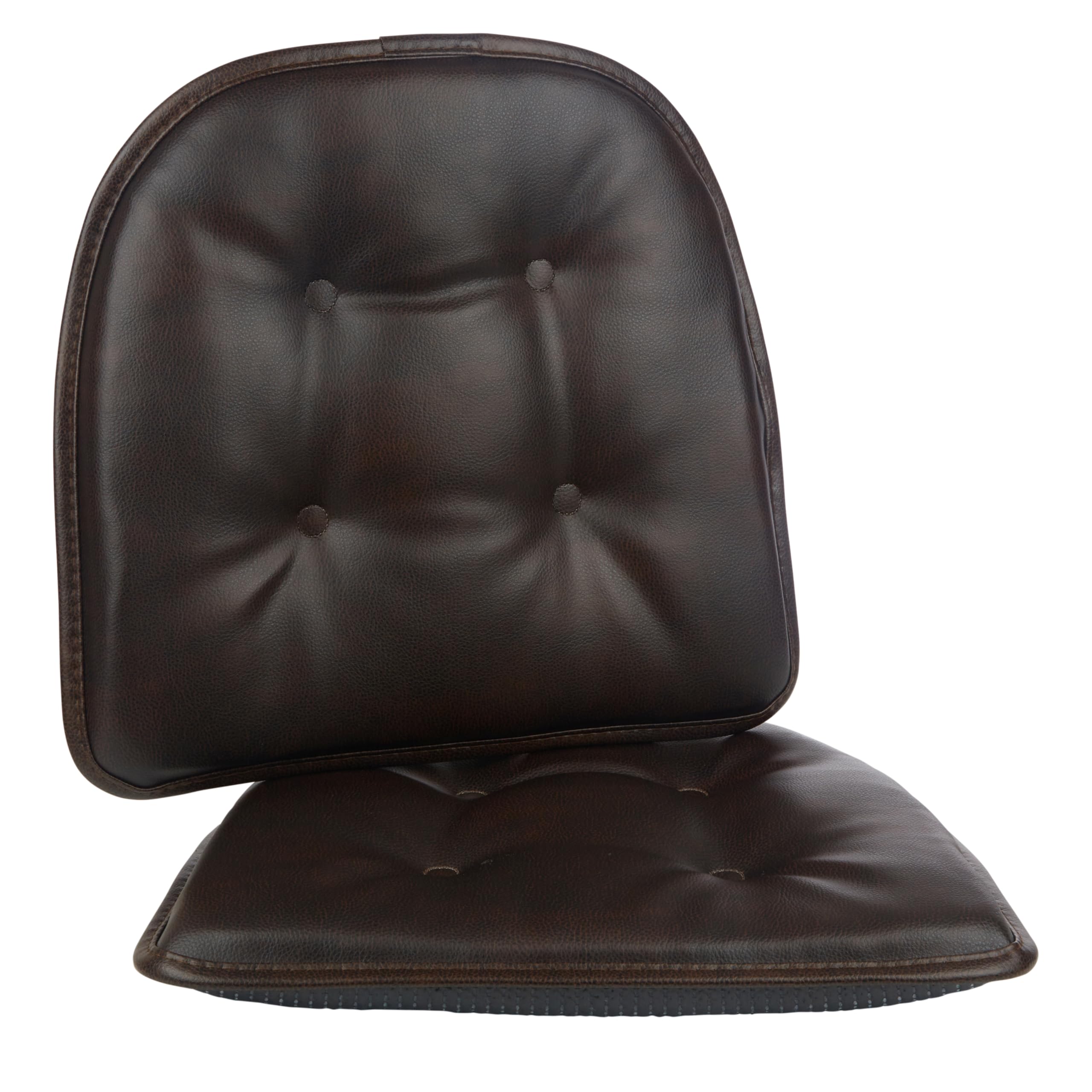 Non-Slip Chair Cushions, Assembled in USA, U-Shaped Skid-Proof Seat Pads for Dining Room, Kitchen, Office, 15"x16"