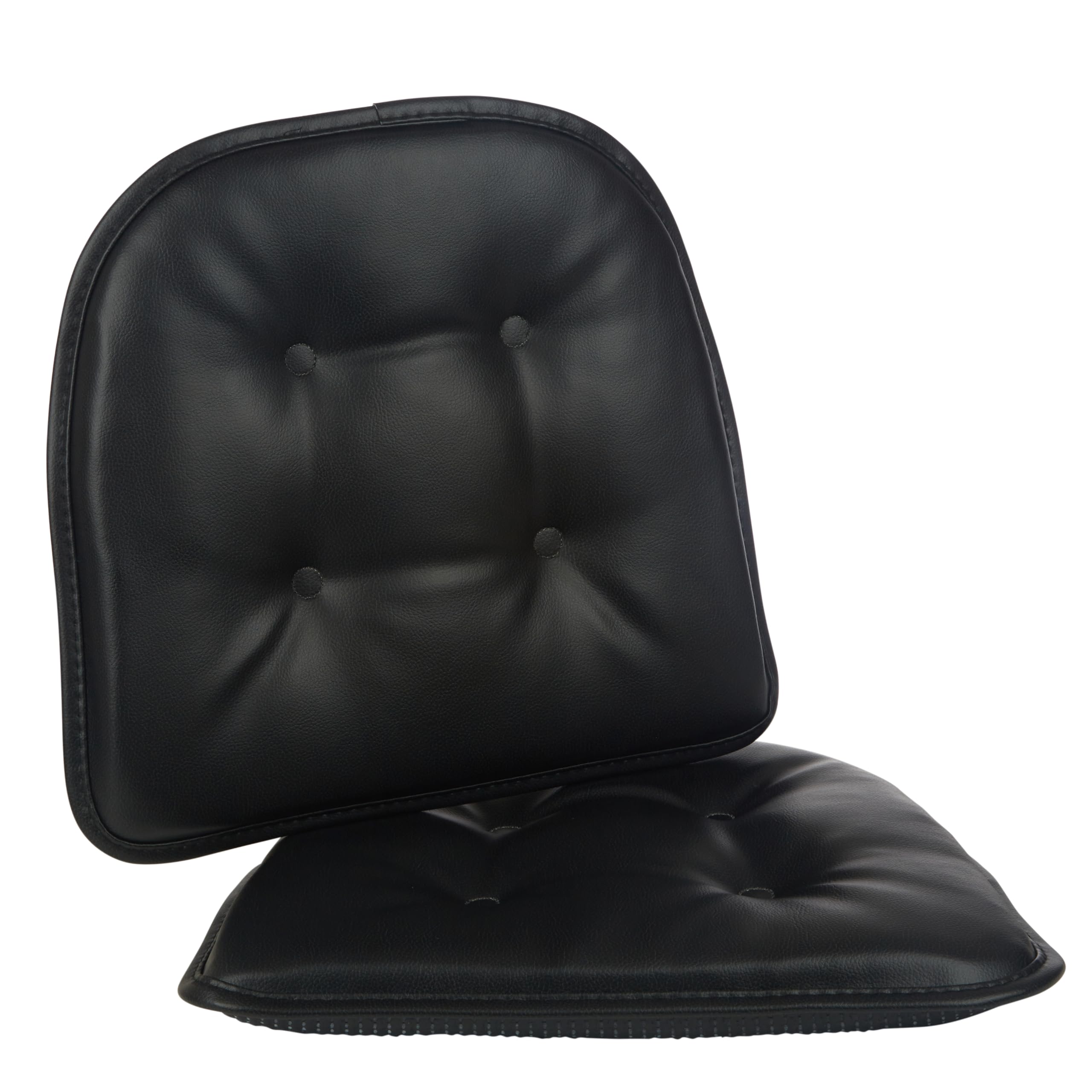 Non-Slip Chair Cushions, Assembled in USA, U-Shaped Skid-Proof Seat Pads for Dining Room, Kitchen, Office, 15"x16"