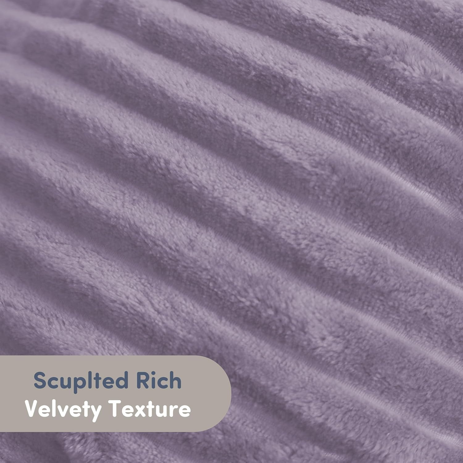 Nestl Reading Pillow with Shredded Memory Foam, Cut Plush Back Pillow for Sitting Up in Bed with Matching Throw Blanket, Back and Arms Adjustable Support for Adult&Teens, Backrest Pillows Dusty Purple