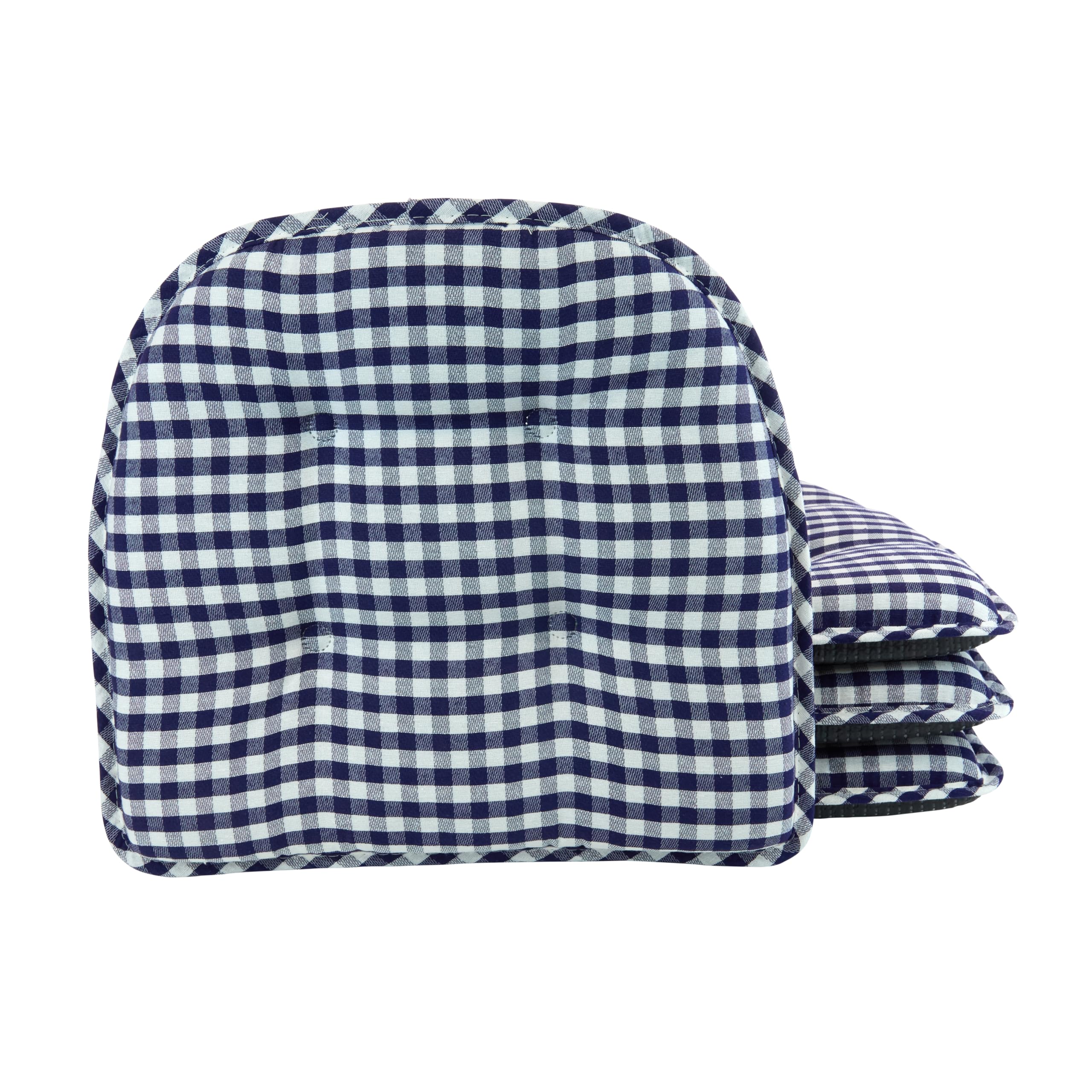 Non-Slip Chair Cushions, Assembled in USA, U-Shaped Skid-Proof Seat Pads for Dining Room, Kitchen, Office, 15"x16"