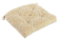 Handmade Cotton Chair Seat Pads Cushions Comfortable Pad with Ties 16''x16'' - for Dinning Chairs, Office Chair, and Bench (Sage)