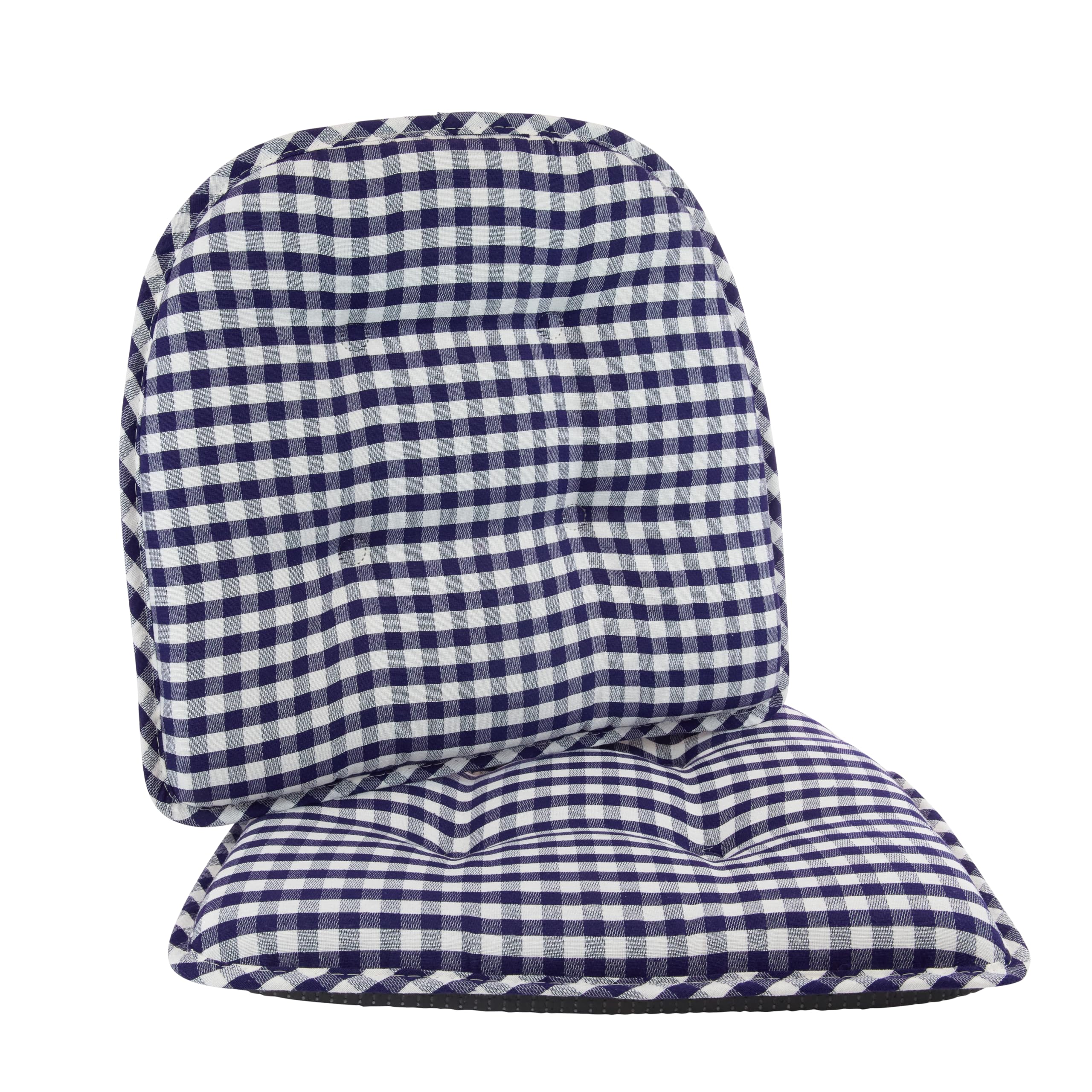 Non-Slip Chair Cushions, Assembled in USA, U-Shaped Skid-Proof Seat Pads for Dining Room, Kitchen, Office, 15"x16"