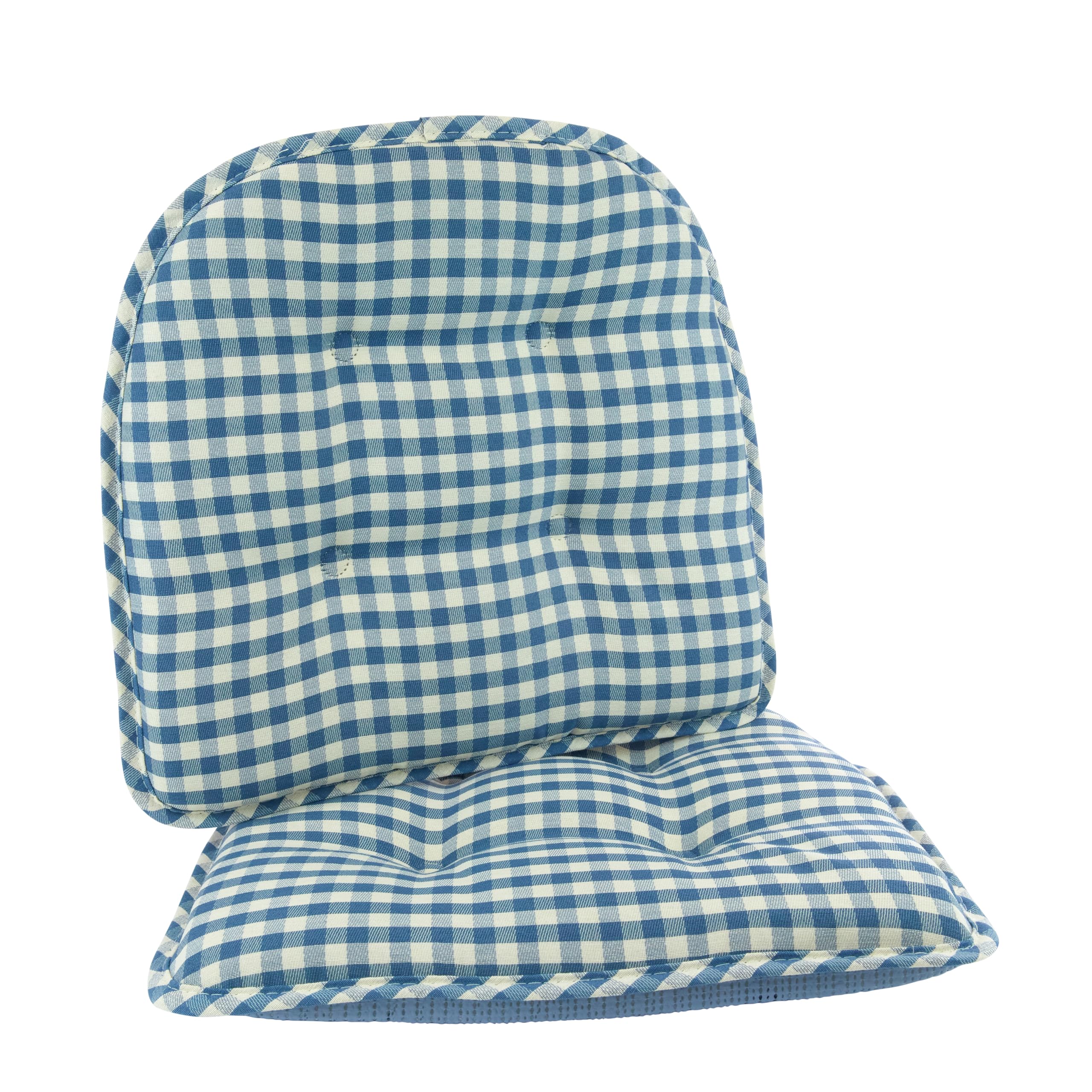 Non-Slip Chair Cushions, Assembled in USA, U-Shaped Skid-Proof Seat Pads for Dining Room, Kitchen, Office, 15"x16"