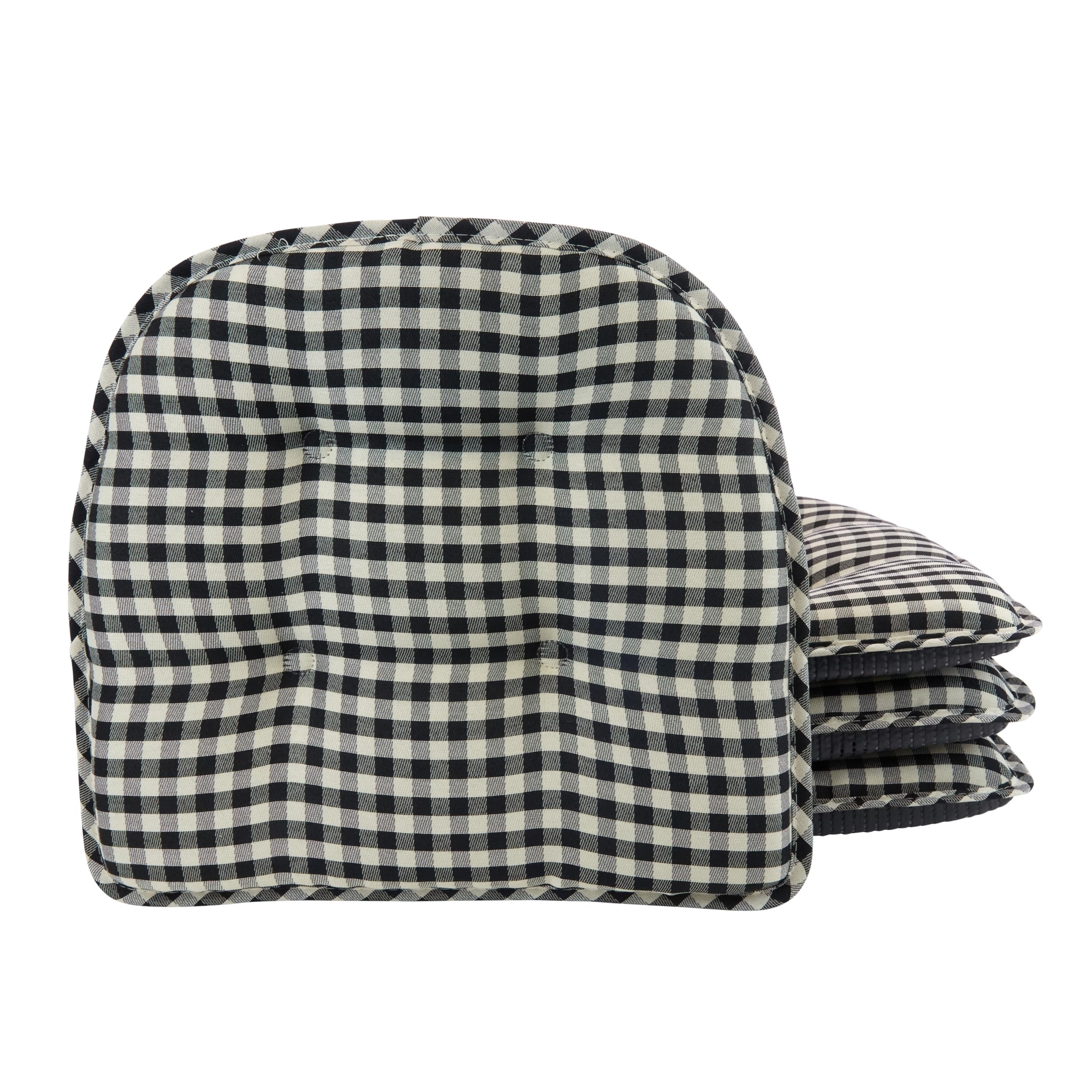 Non-Slip Chair Cushions, Assembled in USA, U-Shaped Skid-Proof Seat Pads for Dining Room, Kitchen, Office, 15"x16"