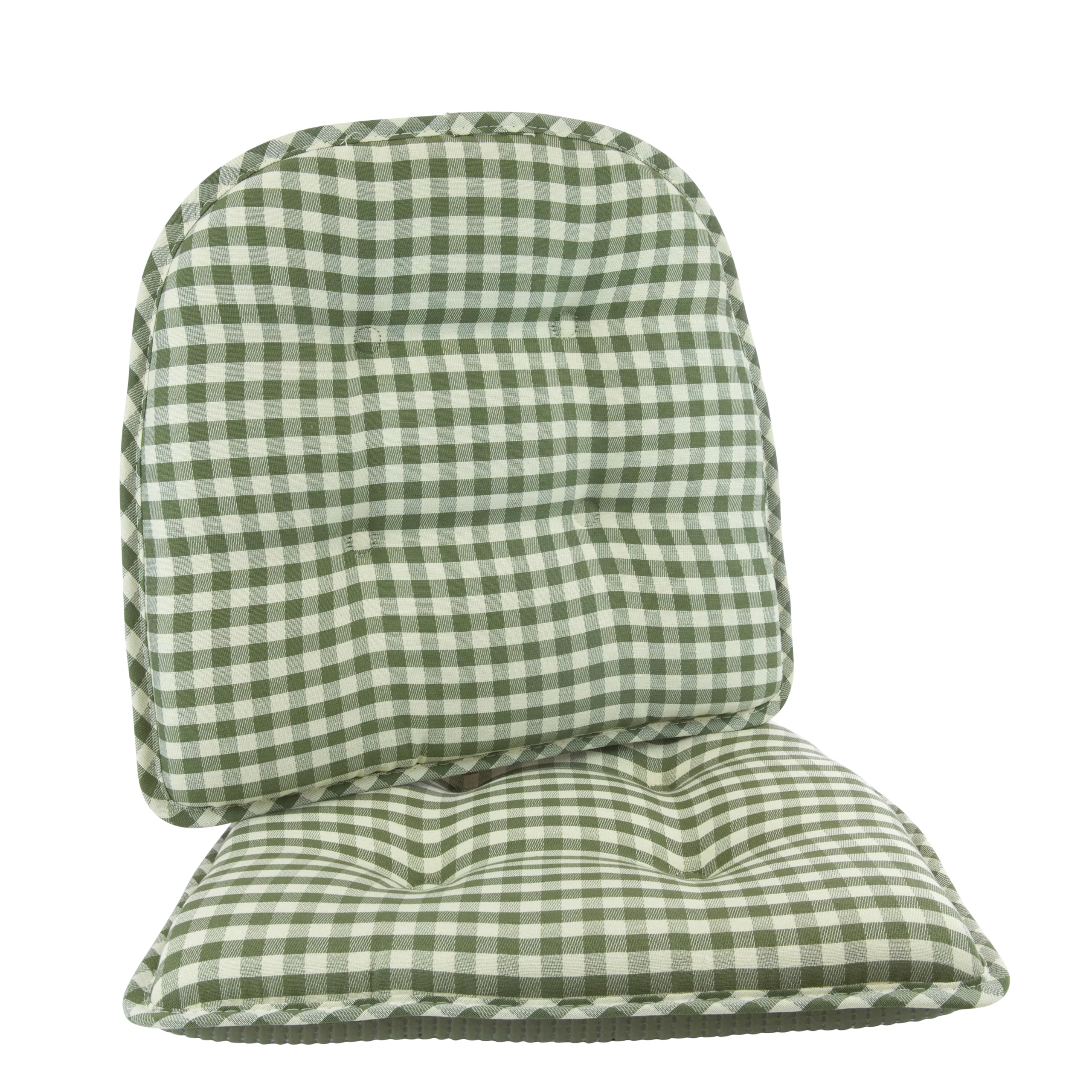 Non-Slip Chair Cushions, Assembled in USA, U-Shaped Skid-Proof Seat Pads for Dining Room, Kitchen, Office, 15"x16"