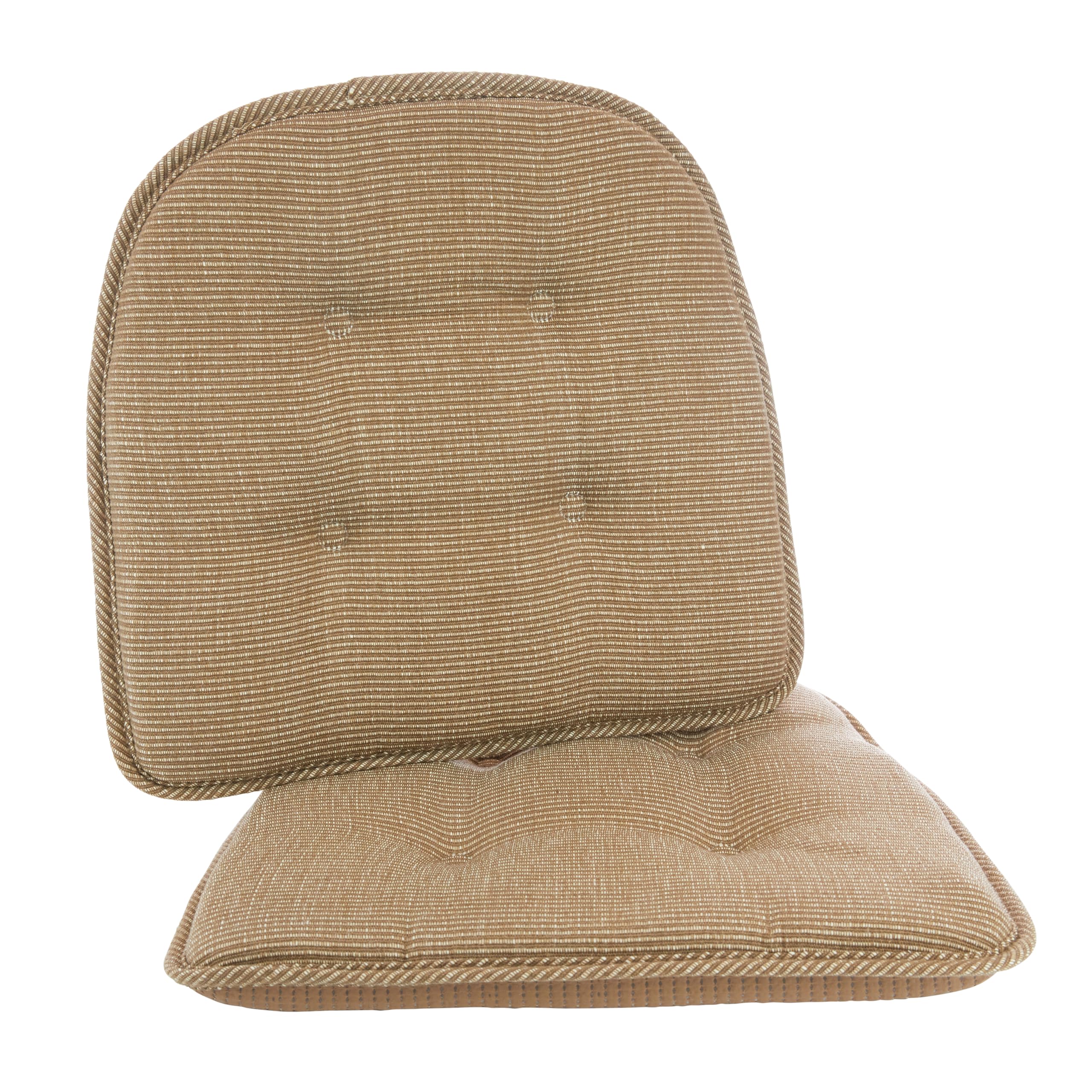 Non-Slip Chair Cushions, Assembled in USA, U-Shaped Skid-Proof Seat Pads for Dining Room, Kitchen, Office, 15"x16"